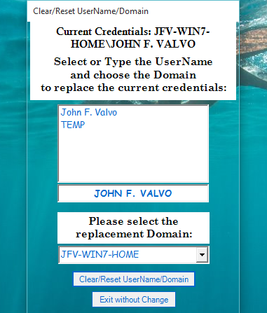 Clear Username Screenshot2